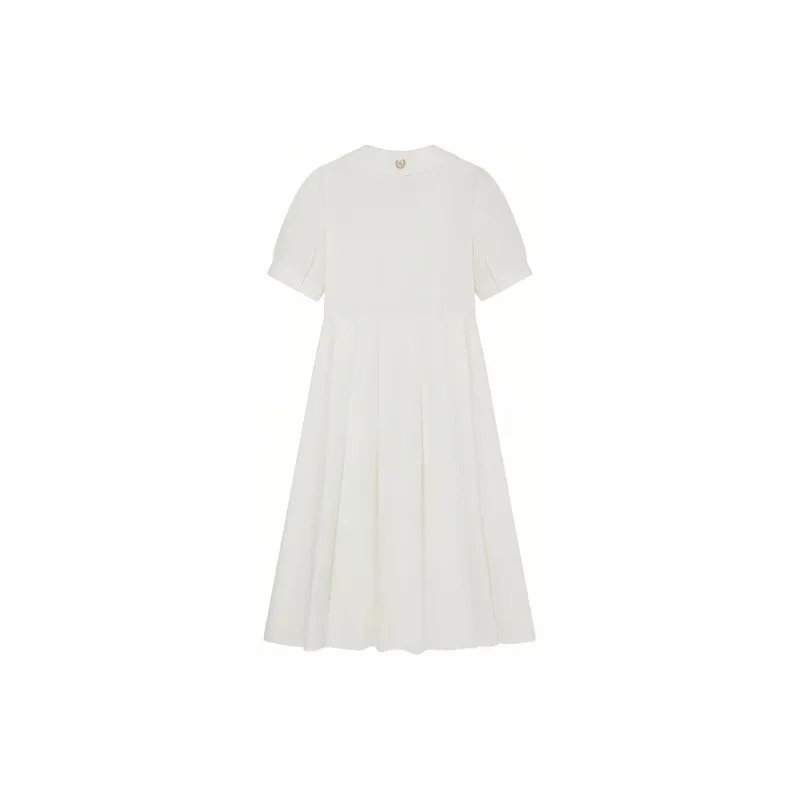 Teenie Weenie Short Sleeved Dress Women's White-1