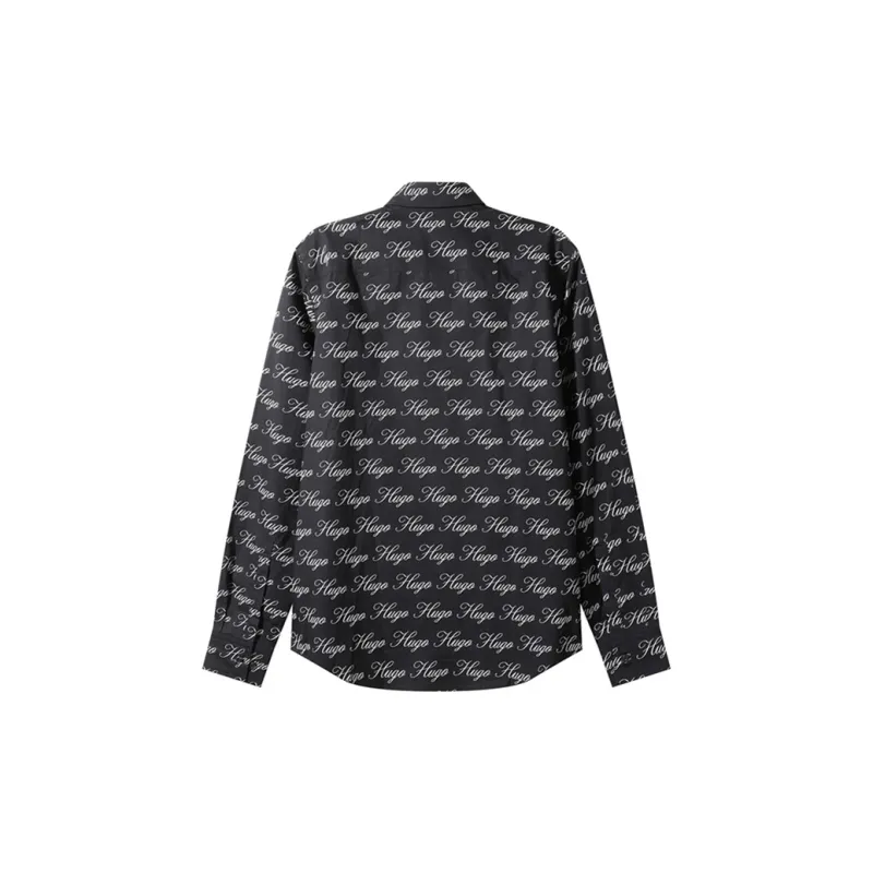 HUGO BOSS SS24 Shirt Men's Black-1