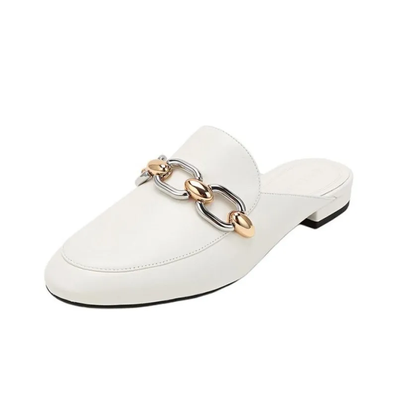 STELLA LUNA Slip-Resistant Wrap-toe Slippers Women's White-2