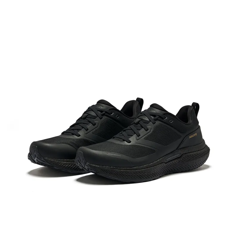 Saucony Cushioning Low Top Running Shoes Unisex Black-2