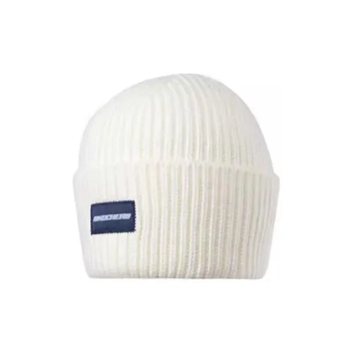 Skechers Acrylic Beanies Unisex White