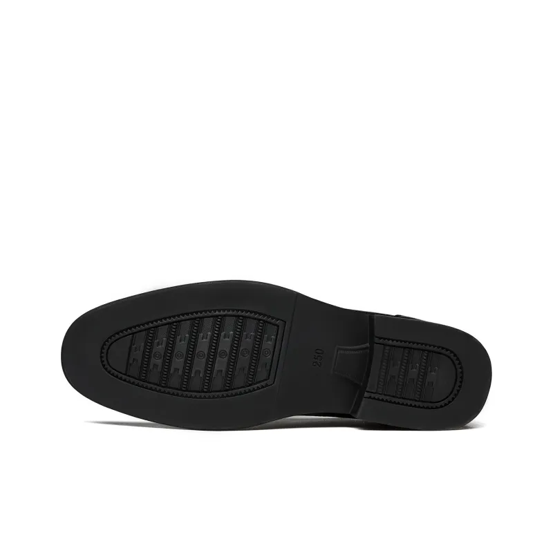 CHINT Dress Shoes Men Low Top Black-9