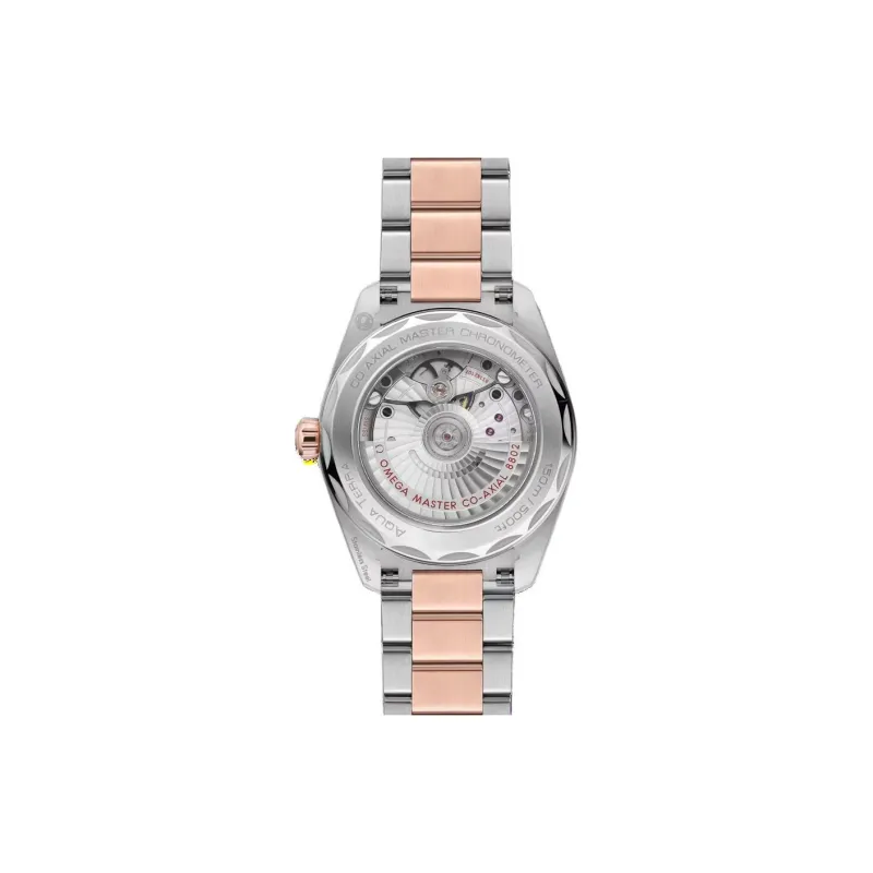 OMEGA AQUA TERRA 150 Meters Automatic Mechanical Movement Women's Watch Watch 38mm Green Dial-2