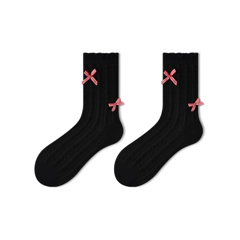 Primeet Mid Calf Socks Spring And Summer Women's Single Pack-11