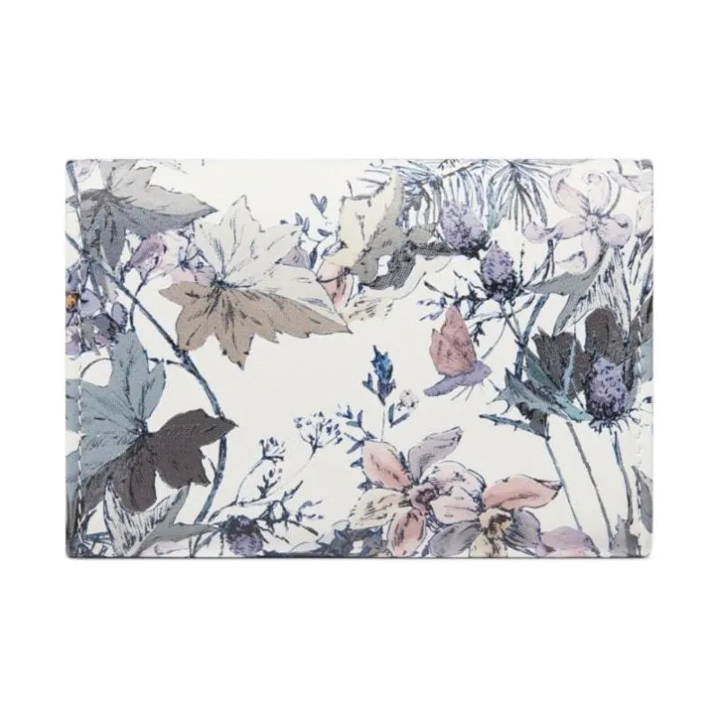 DIOR Caro Cow Leather Wallet Women's White/Multicolor-2