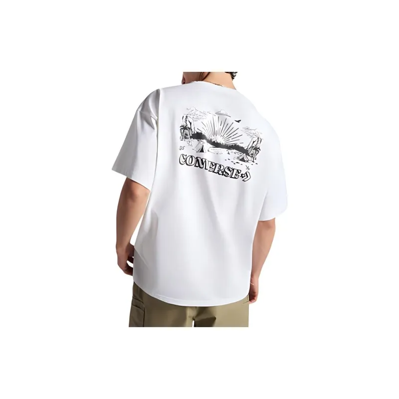 Converse DESERT T Shirt Men's White-1