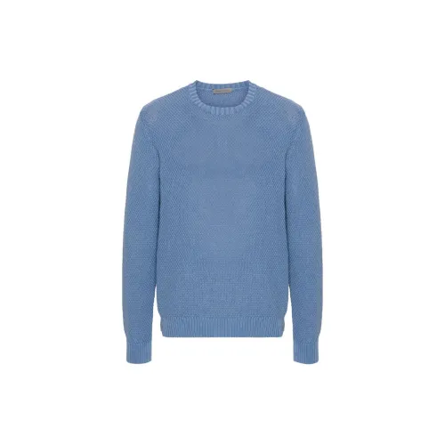 CORNELIANI Basket-weave Cotton Jumper