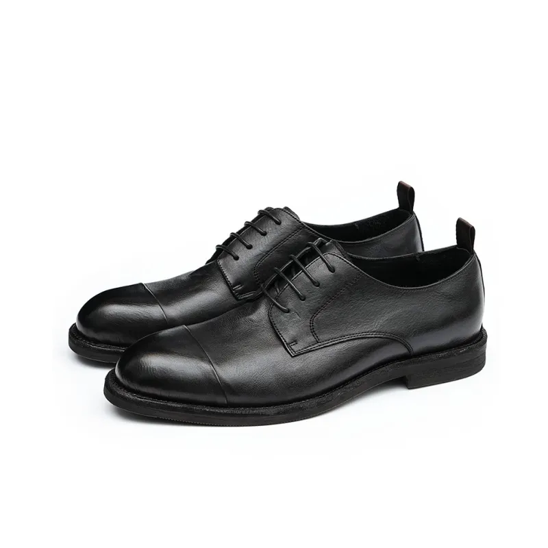 ASTON M.JAZZ Dress Shoes Men Low Top Black, Brown, Gray-2