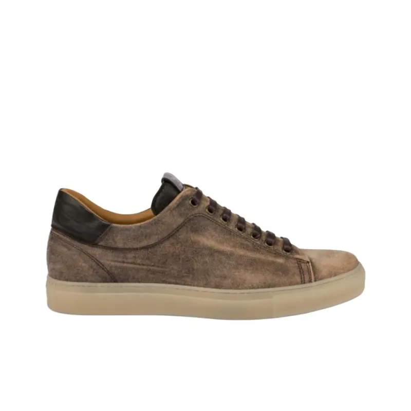 Pollini Low-Top Skateboard Shoes Men's Umber-1