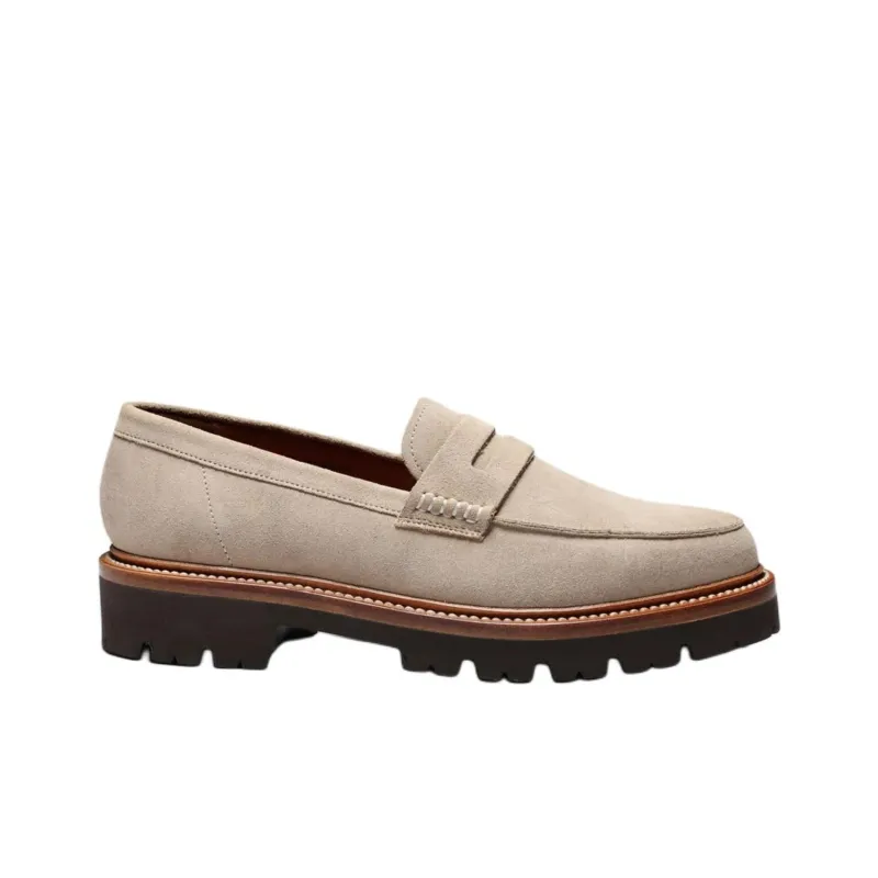 GRENSON Jago Loafers Men's Beige-1