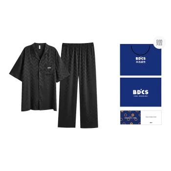 Peninsula City Pajama Set Men's Gift Box Set Black