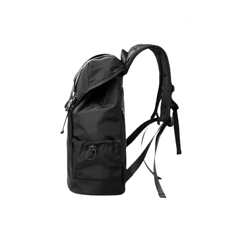 PULUWIRR Oxford Versatile Convenient Medium Firmness Multi Layer Storage Trendy Business Bag Unisex Black-1