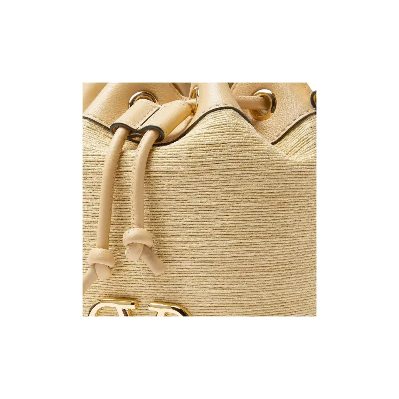 Valentino VLogo Signature Drawstring Mini Bucket Bag-3