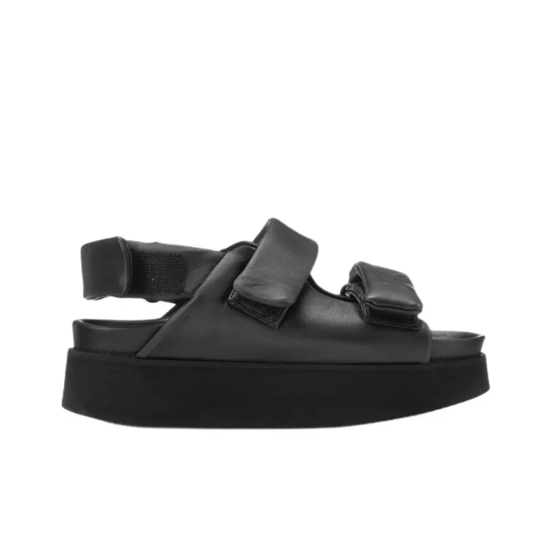 Inuikii Strap Sandals Women's Black-1