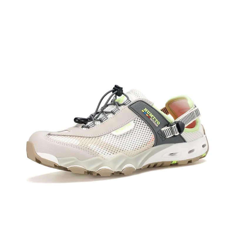 HUMTTO River Trekking Shoes Men's Beige Dark Gray-1