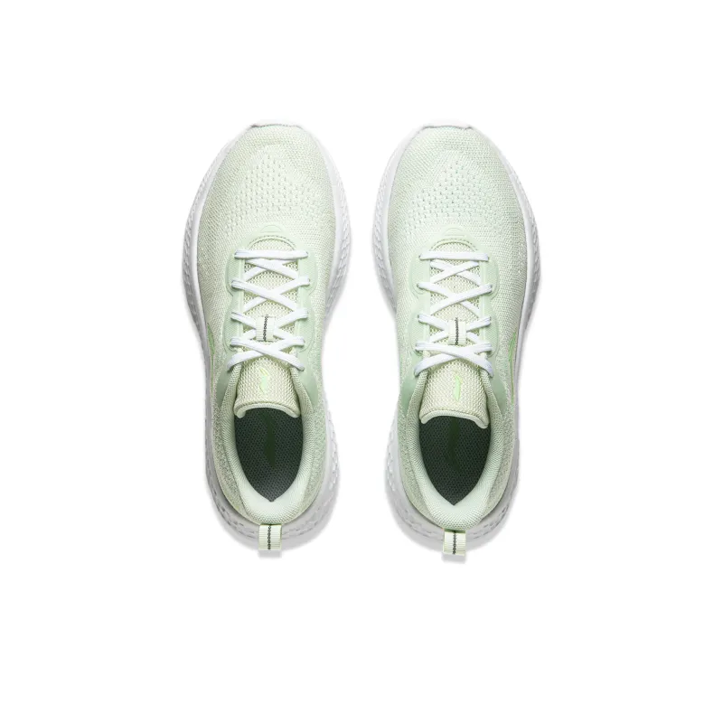 LiNing Low Top Running Shoes Women's White Green-3