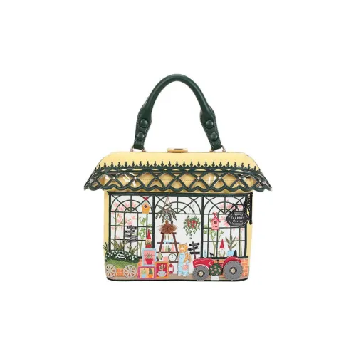 Vendula PU Handbag Large Size Women's Yellow Green