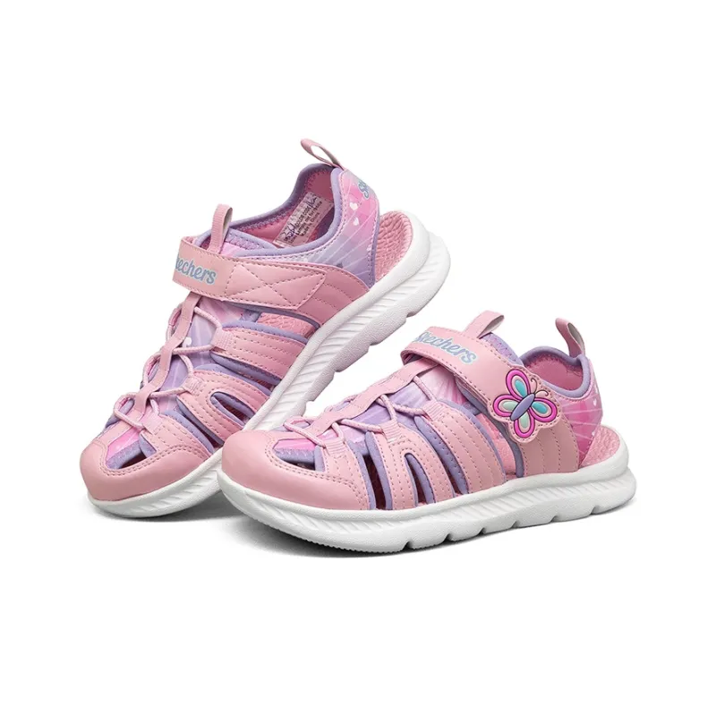 Skechers Kids Slip Resistant, Abrasion Resistant, Breathable Children's Sandals Pink Teenagers-2
