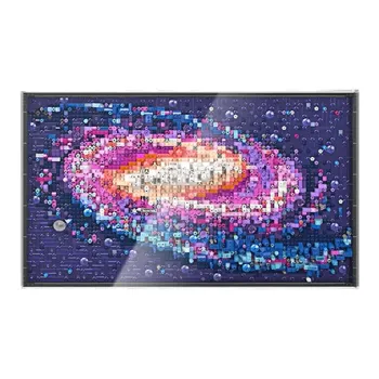 KGBOX 31212 Galaxy Pixel Art Acrylic Display Case With Dust Cover Model Accessories