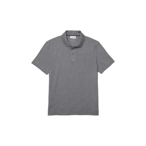 LACOSTE Polo Shirts Men Gray