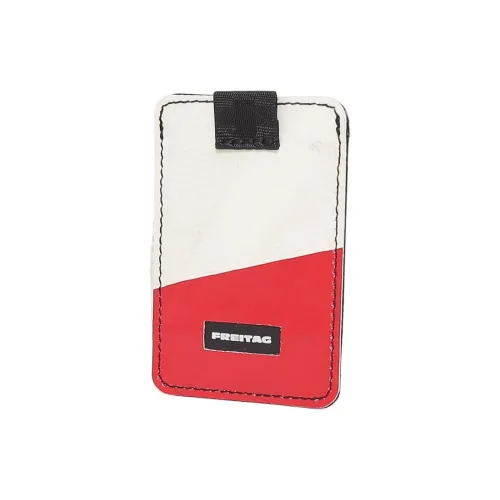 FREITAG Card Holders White With Bright Red Accents