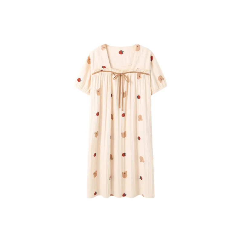 MADALLO Nightgown Set Women's Apricot-0