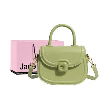 Jade En Plus PU Crossbody Bag Regular Women's Green/Yellow/Black/Pink/Ecru