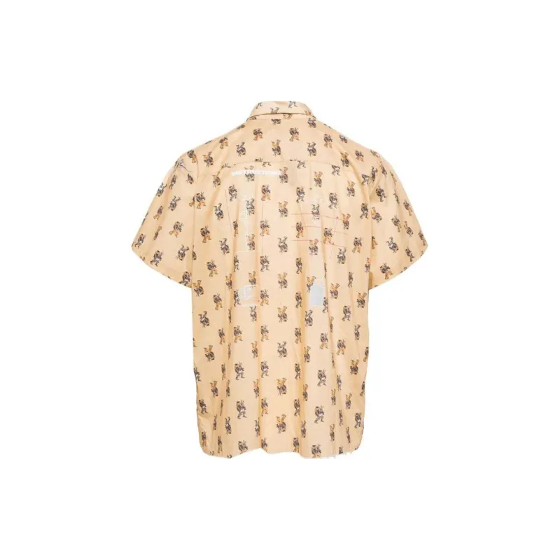 NATASHA ZINKO Graphic print Cotton Shirt-1