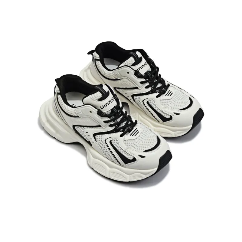 Uinnate Breathable Low-Top Chunky Sneakers Women's Purple-9