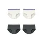 4 Pack (Skin & Blue+Skin & Blue+Black & Gray+Black & Gray)