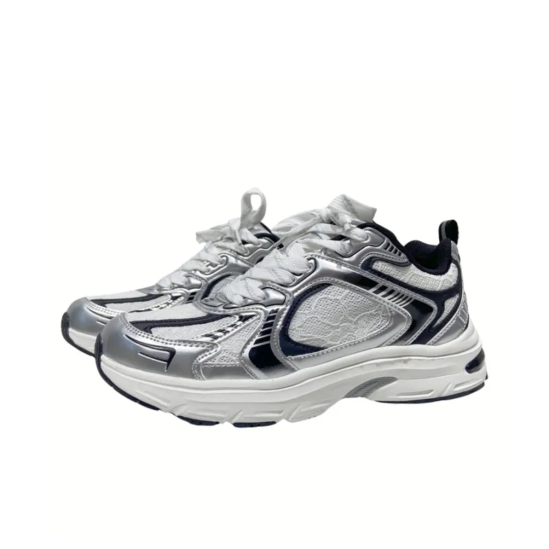 MQGAll Anti Slip Wear Resistant Breathable Lightweight Low Top Chunky Sneakers Unisex-1