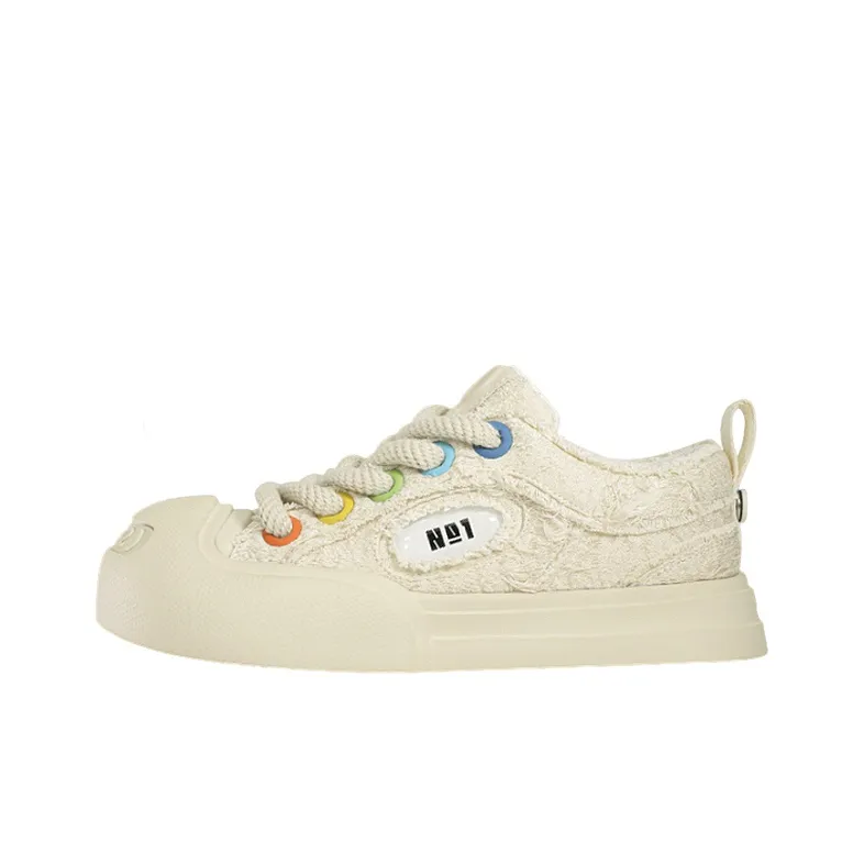 Ouder x Nam Po Wan Mid Top Skateboard Shoes Unisex Ecru-0