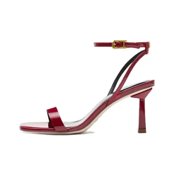 Staccato Vivian Viviann One Strap Sandals 7.5cm Women's Red