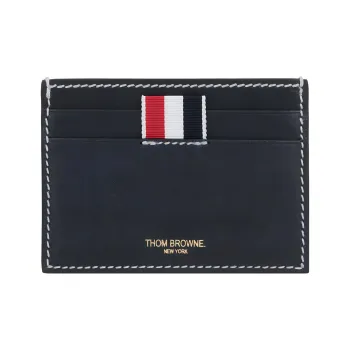 THOM BROWNE 4 Bar Tab Logo Printed Cardholder