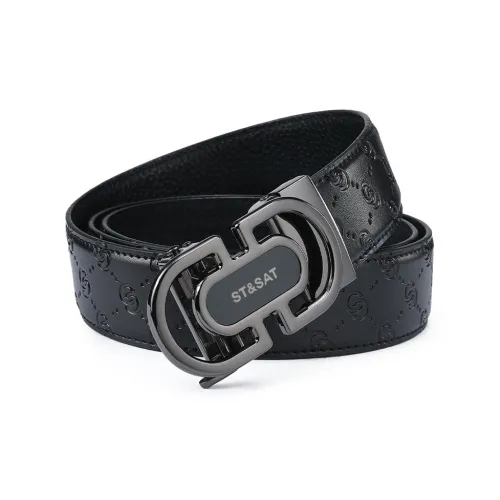 ST&SAT Leather Belts Men