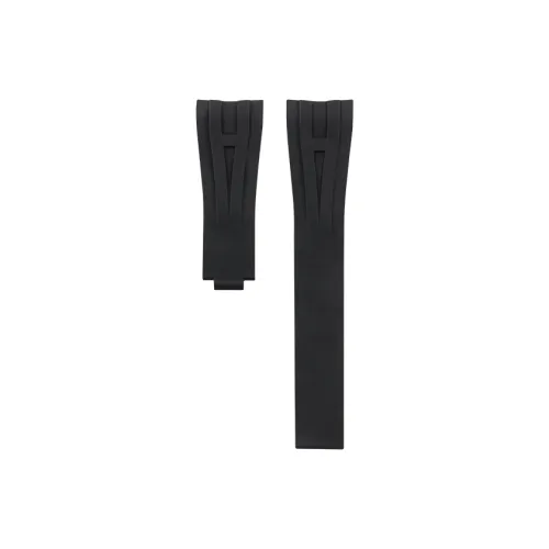 VAGENARI Watch Band Rubber Strap Compatibility Rolex 126710 126711 126720 Three Strap Sand Circle Unisex