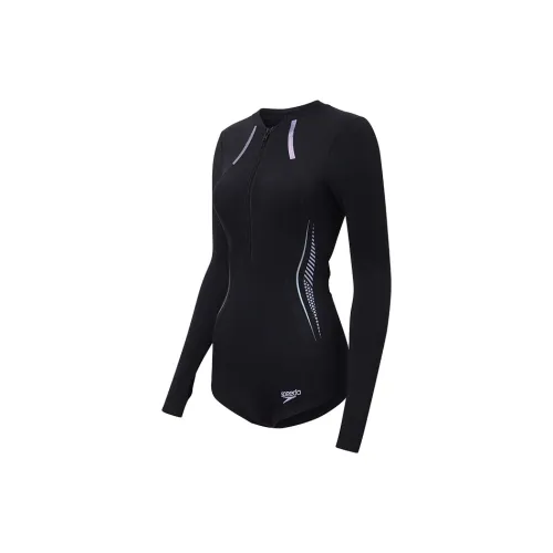 Speedo One-piece Swimsuit Women's Black/Purple