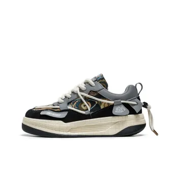 Swinsger Puffy Shoes Anti Slip And Wear Resistant Lightweight Low Top Skateboard Shoes Men's