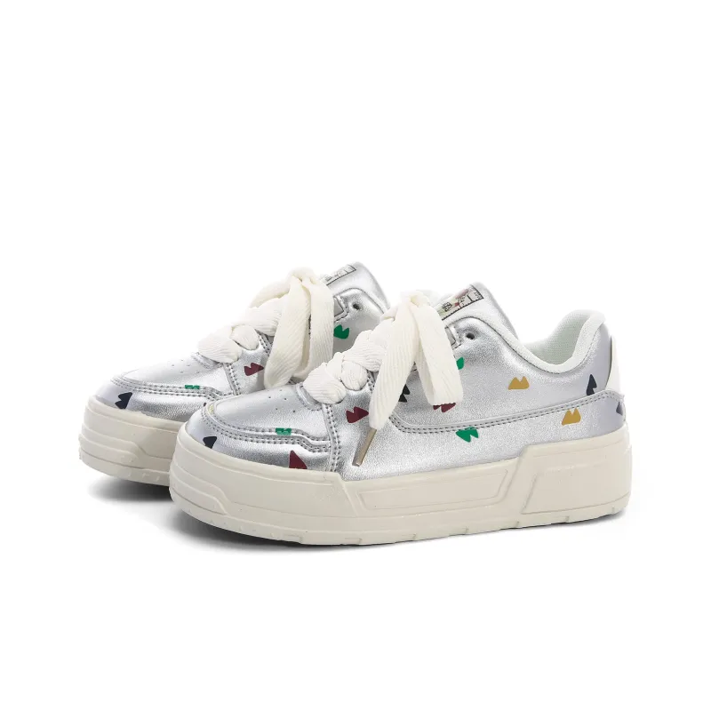 Lovely You Lightweight Low Top Skateboard Shoes Women's-6