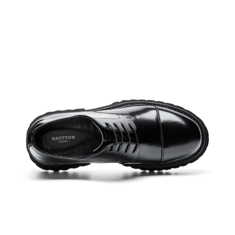 Hautton Jeans Dress Shoes Men's Black-3