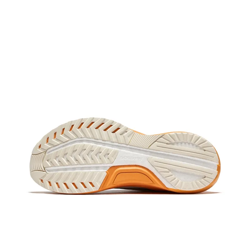 Saucony MARSHAL Slip Resistant Breathable Lightweight Low Top Running Shoes Men's Beige Orange-4
