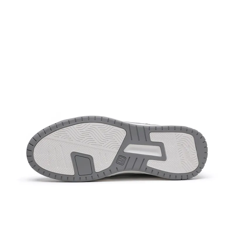 ELLE HOMME Stylish Skateboarding Shoes Men's White-4