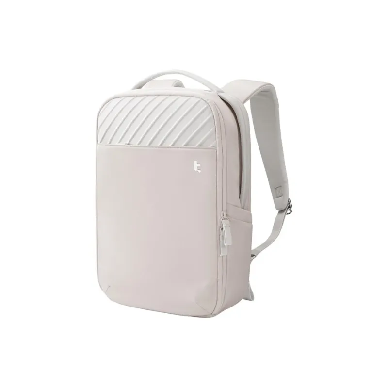 Tomtoc Nylon Fabric Backpack Medium Size Men's Order Black/Tranquil White-0