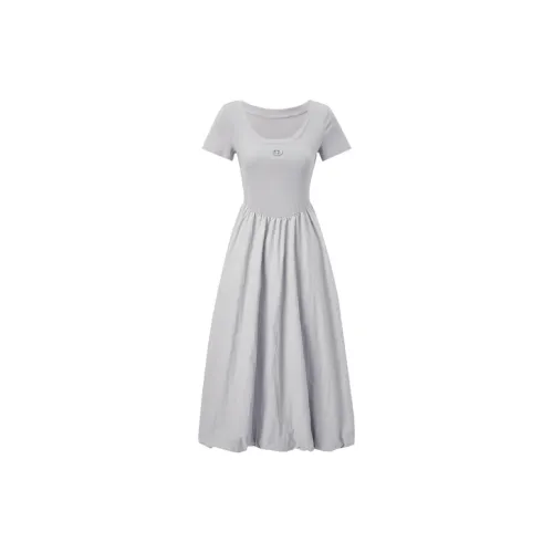 LEDIN Short-Sleeved Dresses Women's Gray