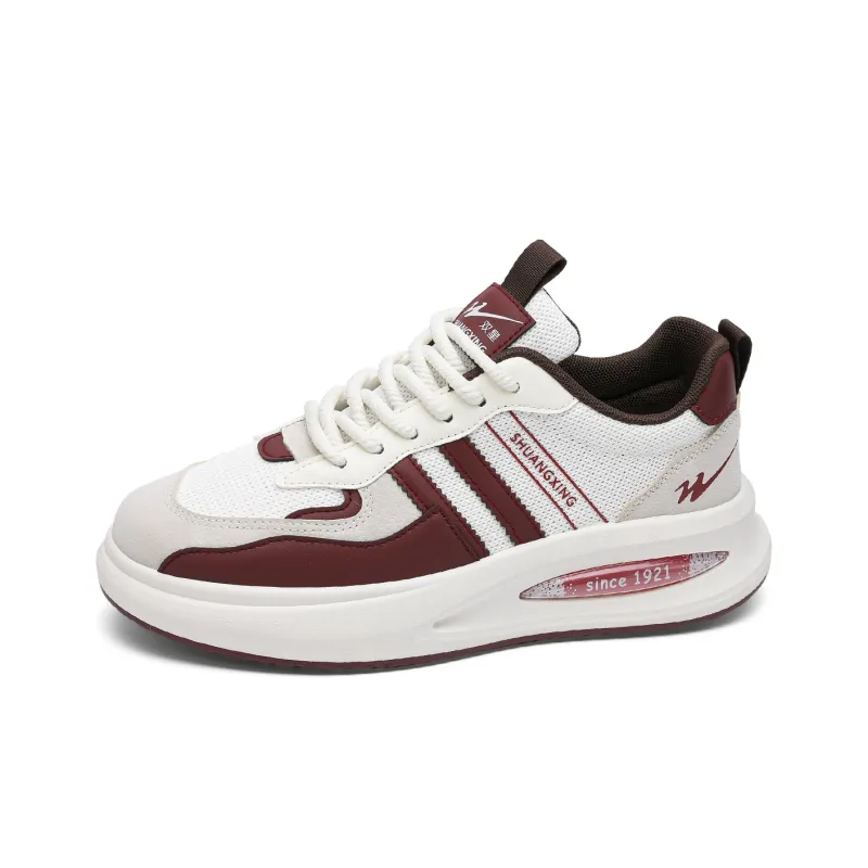 Binary Low Top Running Shoes Men's Red-1