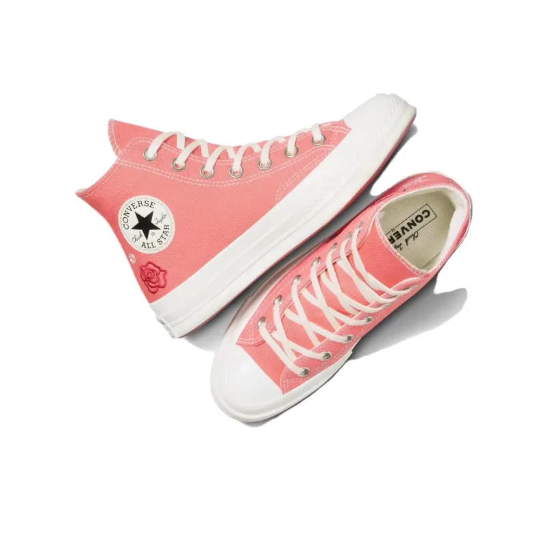 Converse Chuck 70 Non slip Lightweight High Top Canvas Shoes Women's Watermelon Mud-3