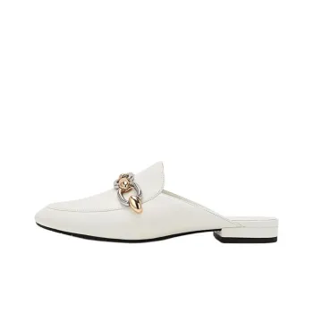 STELLA LUNA Slip-Resistant Wrap-toe Slippers Women's White