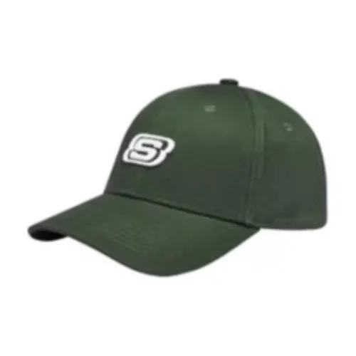 Skechers Cotton Baseball Caps Unisex Dark Green