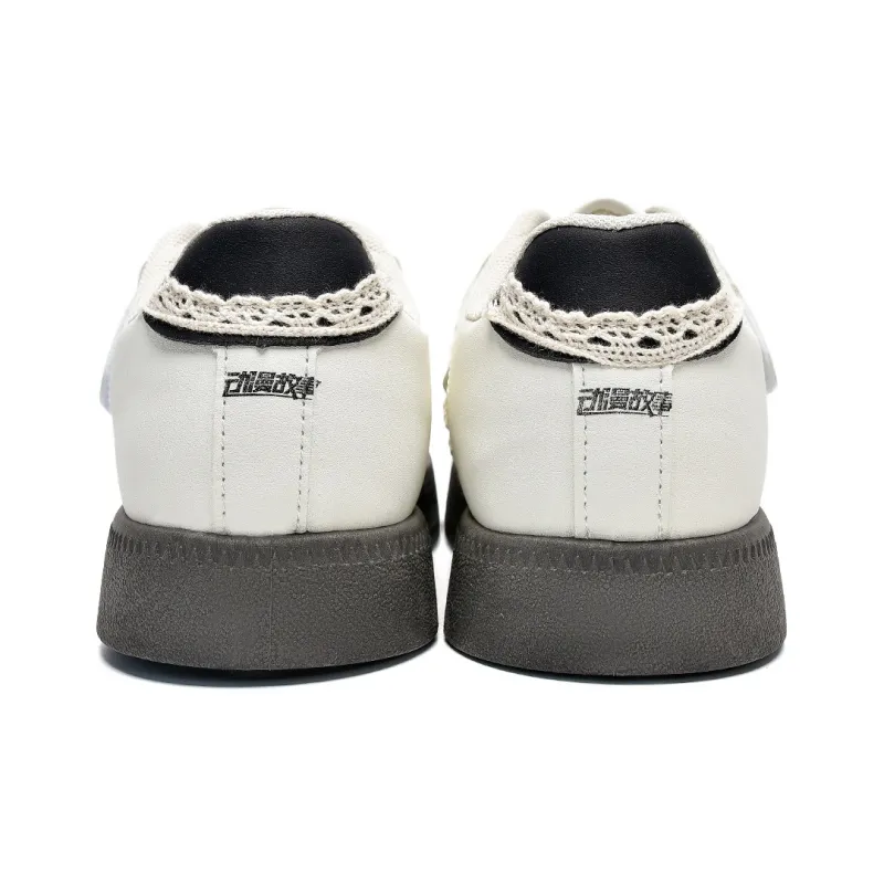 Anime Story Low Top Skateboard Shoes Women's-9