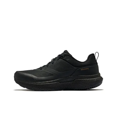Saucony Cushioning Low Top Running Shoes Unisex Black